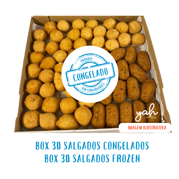 Box 30 Salgados Congelado