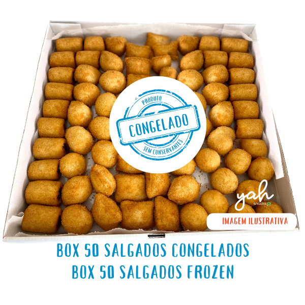 Box 50 Salgados Congelados