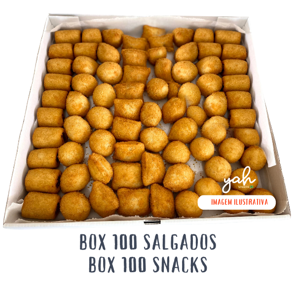 Box 100 Salgados fritos